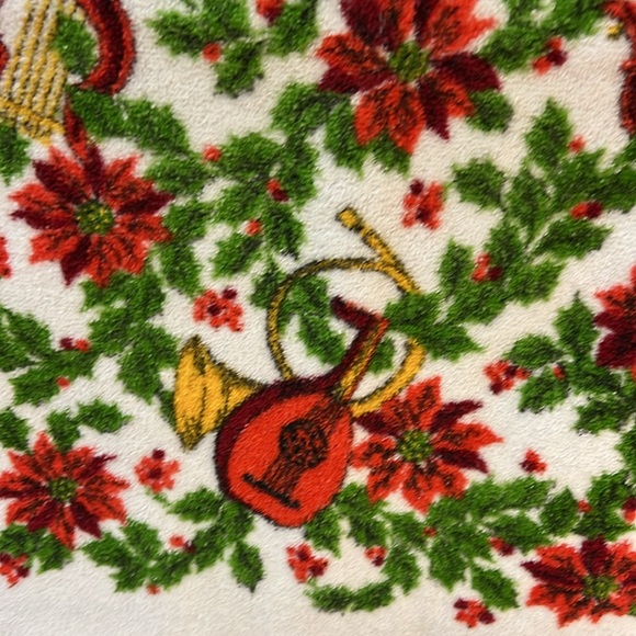 Matched Set Vintage Terry Cloth Hand Towels Christmas Holiday Cannon Brand - Picture 3 of 11